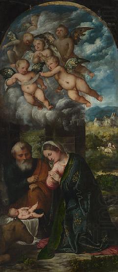 The Nativity, Girolamo Romanino